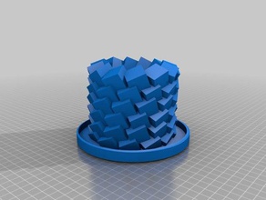 60 squares planter 3d printing 3d print model - Mito3D