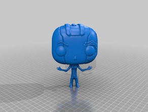 nebulosa gotg bobblehead sosia sculture funko pop la marvel mcu 3d print model - Mito3D