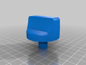 botão rotativo gás herdanlage drehknopf teka v2 a cozinha jantar 3d print model - Mito3D