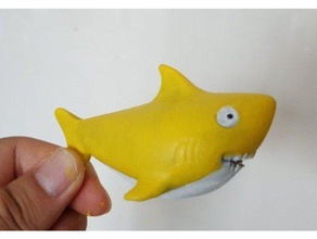 yavru köpekbalığı pinkpong oyuncak oyun aksesuarlar babyshark 3d print model - Mito3D