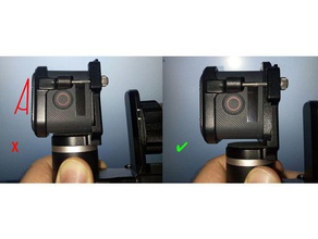 feiyutech wg2 held Sitzung mount Kamera 3d print model - Mito3D