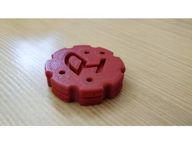 dhlan makercoin paralar rozetler 3D print model - Mito3D