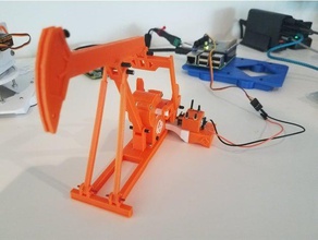 pump jack working model das Internet der Dinge öl&gas Wasser-Pumpe 3d print model - Mito3D