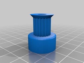 gt2 polia 20t mm de diâmetro 3d a impressora partes personalizado 3d print model - Mito3D