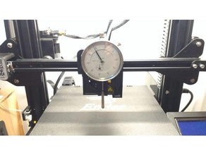 el indicador de dial soporte creality ender 3 cabezal impresión 3d la impresora accesorios cama nivelación 3d print model - Mito3D