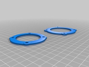 60mm fan cover-spacer 3d printing 3d print model - Mito3D
