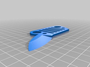 jeep letter opener office 3d print model - Mito3D