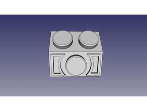 soportes para estandartes inclinados 45&ordm construction toys exin castillos 3d print model - Mito3D