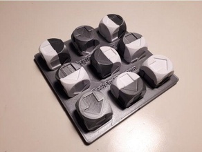 en feuilletant les flèches de puzzle puzzles 3d print model - Mito3D