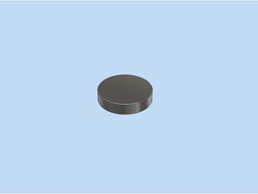 model round magnet 8mm 18mm diy fasteners 3d print model - Mito3D