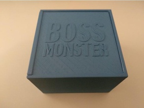 mostro boss casella di caja monstruo finale giocattolo gioco accessori 3d print model - Mito3D