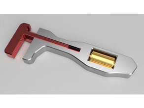 clé à molette la main outils 3d print model - Mito3D