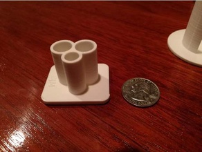 tubo de microcentrifugação titular 3d impressão laboratório 3d print model - Mito3D