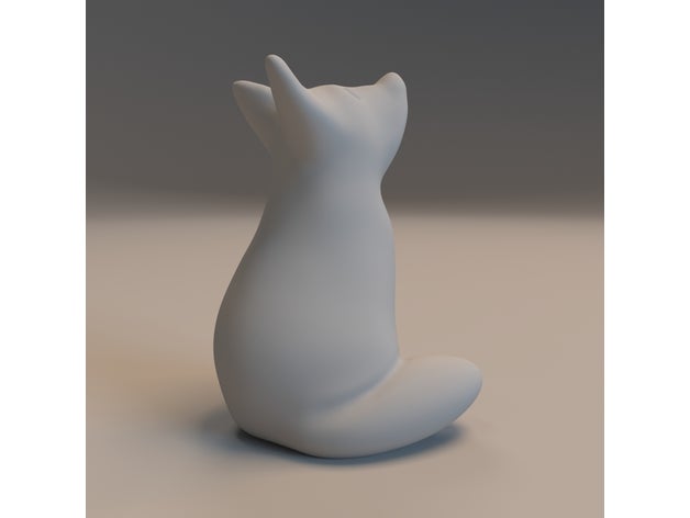 fox Skulpturen 3D print model - Mito3D