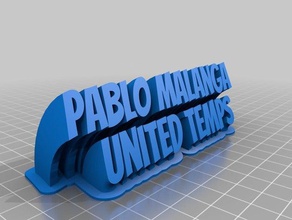 pmalanga uniti office personalizzato 3d print model - Mito3D