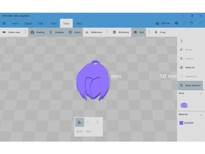 trunks keychain 3d printing dragon ball 3d print model - Mito3D