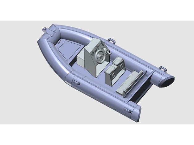 zodiac pro 55 di 132 versione in scala 2 rc veicoli 3D print model - Mito3D