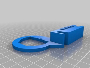 wade estrusore bowden conversione di montaggio 3d la stampante estrusori ecksbot mgfa costruito 3d print model - Mito3D