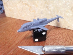 ah-56 cheyenne gunship mikro-zırh oyunlar 3d print model - Mito3D