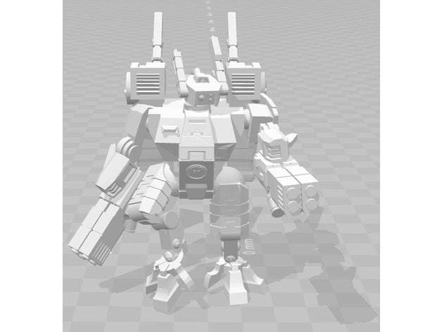 space communist starflight commander model robots 3D print model - Mito3D