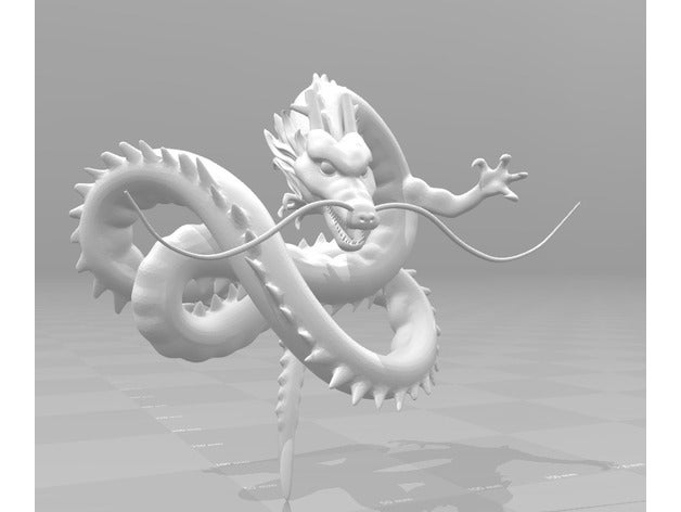 shenron le creature anime palla drago goku 3D print model - Mito3D