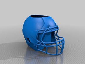 football helmet pen cup 3d printing holder 3d print model - Mito3D