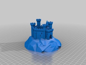 il mio personalizzato grand castle generatore gli edifici strutture 3d print model - Mito3D