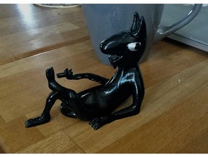 luci esculturas demônio secretária de brinquedo disentchantment 3d print model - Mito3D
