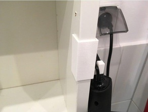 pegged bathroom hook organization 3d print model - Mito3D