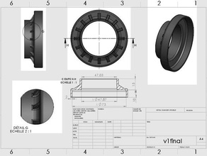jodel d113 drum brake flexible seal cap sport outdoors 3d print model - Mito3D