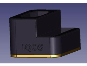 iqos dock-station gadgets Ladegerät lade-dock docking-station 3d print model - Mito3D