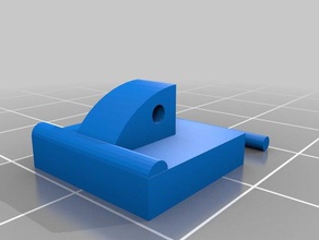 replacement pad pin plastic clamp parts 3d print model - Mito3D