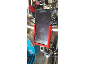 samsung galaxy s8 s7 fahrrad halterung 3d impressão moto suporte para montagem em bicicleta smartphone titular 3d print model - Mito3D