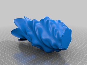 vase twist 3d printing 3d print model - Mito3D