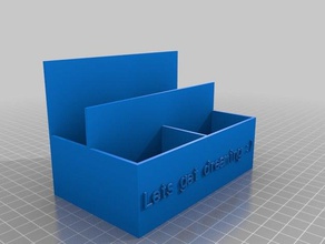 my customized remote holder lite version containers 3d print model - Mito3D