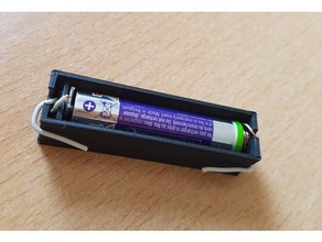aaa batterie de la boîte l'électronique pile aa titulaire 3d print model - Mito3D