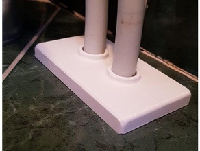 tuyau de radiateur couvrir les deux tuyaux ménage la salle bains accessoires 3d print model - Mito3D