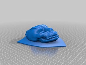donnie darko maschera trofeo puntelli 3d print model - Mito3D