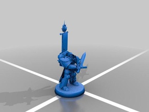 azreal corvo escuro jogos warhammer 40k 3d print model - Mito3D