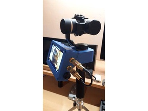 gopro-lcd-monitor Gehäuse montieren diy feiyu-tech gimbal 3d print model - Mito3D