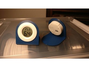 hygrometer holder diy mount 3d print model - Mito3D