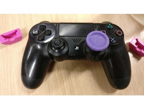 ps4 controller stick rubber replacement video games ds4 dualshock dualshock4 4 playstation playstation4 3d print model - Mito3D
