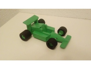 formula uno miniatura oyuncaklar oyunlar araba coche 1 minyatür toycar 3d print model - Mito3D