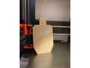 uspsa dry fire target props 3d print model - Mito3D