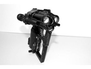 nerf triad ex3 biker scout blaster 3d printing star wars gun 3d print model - Mito3D