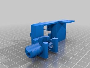 jgaurora a5 kombinierte Teil-Lüfter Rohr mountand bltouch 3d drucken 3d print model - Mito3D