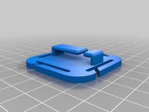 zwei-Wege-molle mount Gurt-clip sport im freien 3d print model - Mito3D
