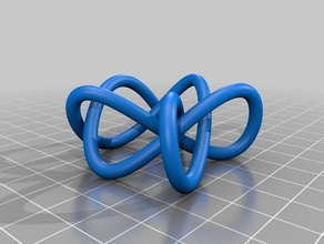lissajous noeud les mathématiques l'art 3d print model - Mito3D