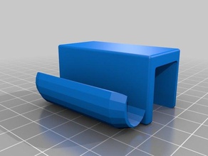 cabinet drawer-door edge pull 3d printing hande 3d print model - Mito3D