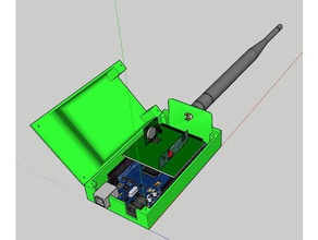 rflink caso eletrônica 3d print model - Mito3D